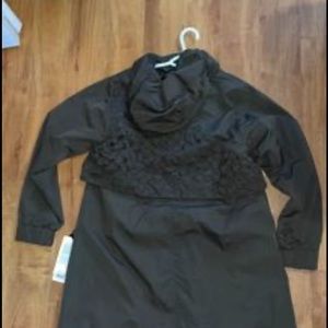 Lulu Lemon graced with lace long jacket. Never worn tags still attached!